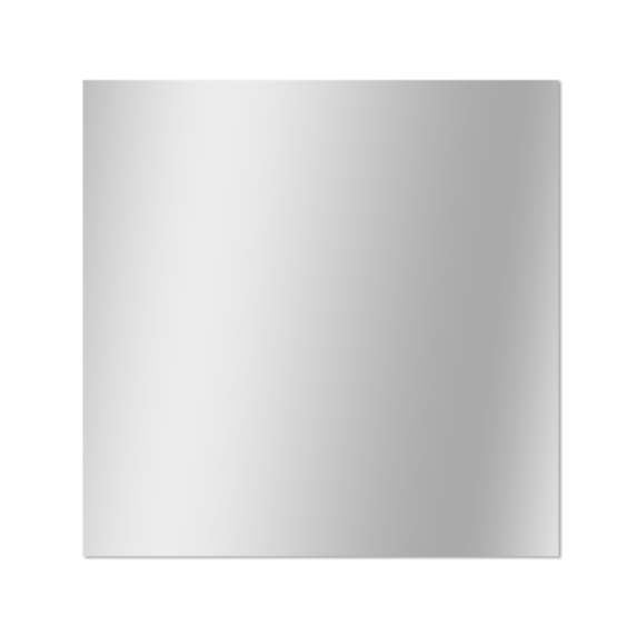 Miroir bord polis 60x60cm