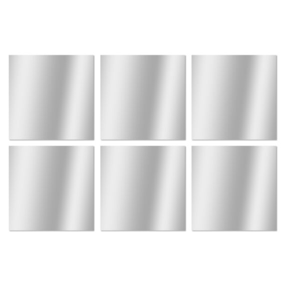 Miroir x6 carré10x10cm