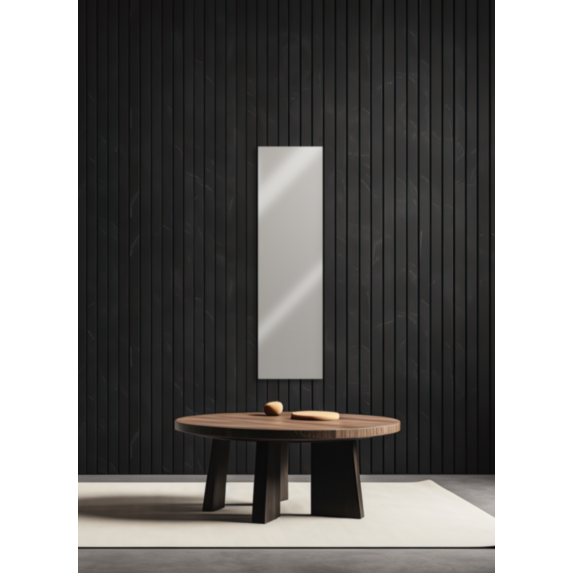 Miroir rectangulaire avec bords polis 90x25cm