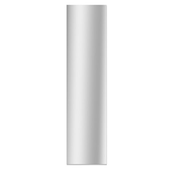 Miroir rectangulaire avec bords polis 120x30cm