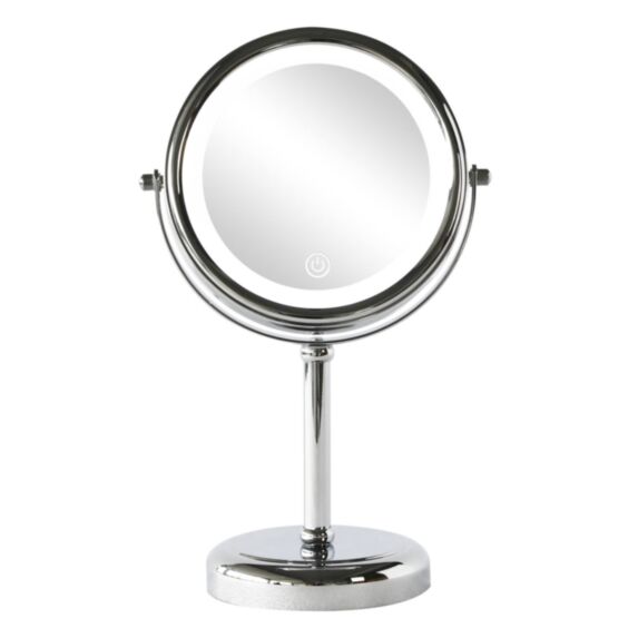 Miroir grossissant x5 avec LED à poser Ø15cm - MP GLASS