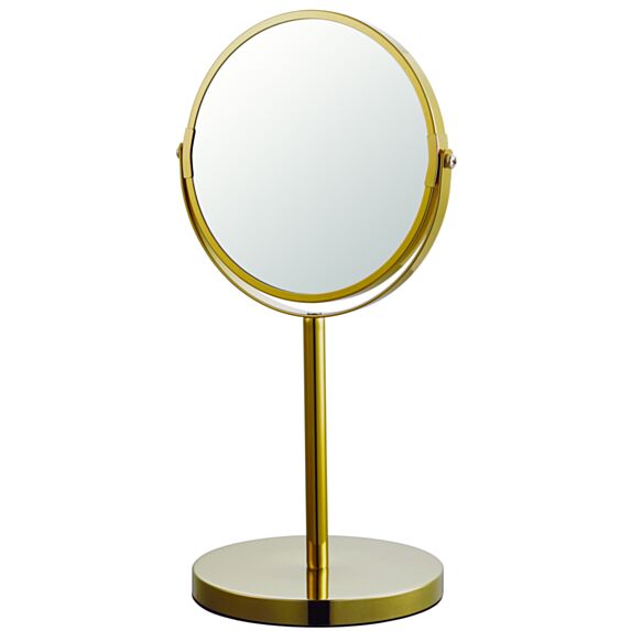 Miroir grossissant x3 Ø17cm sur pied doré - MP GLASS