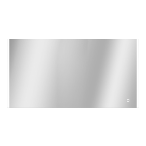 Miroir LED Grant argent 60x120cm touche sensitive - MP GLASS