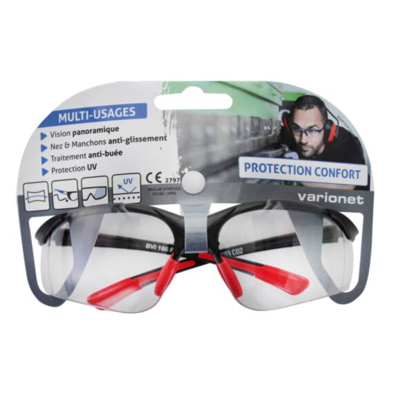 Lunettes de protection EK03 confort anti-buée