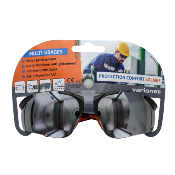 Lunettes de protection EK03c anti-buée/solaire