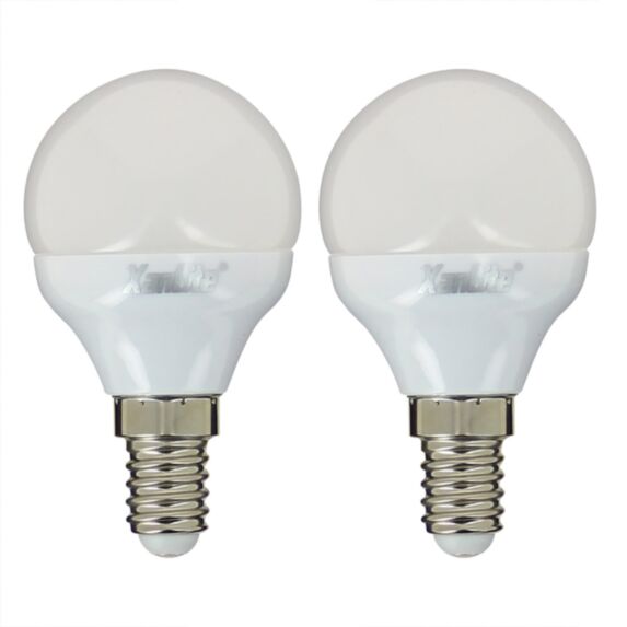 2 ampoules led SMD E14 470lm 4,9W blanc neutre - XANLITE
