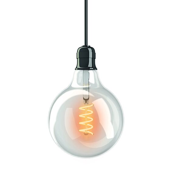 Ampoule led déco filament G125 E27 300lm 4W blanc chaud - XANLITE