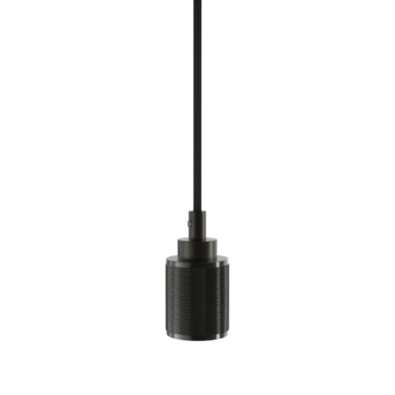 Suspension Grains Aluminium Noir E27 - XANLITE