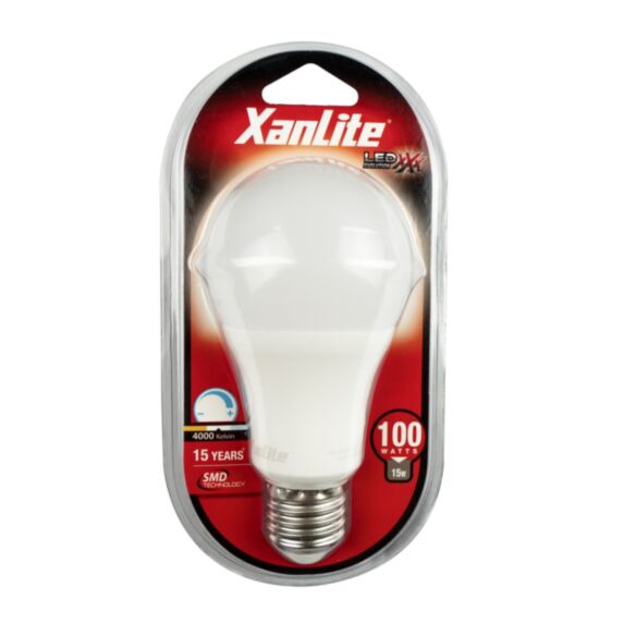 Ampoule led SMD blanc E27 1521lm 11,8W blanc neutre - XANLITE