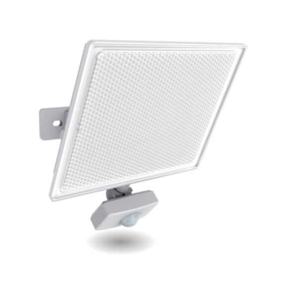 Projecteur mural blanc led IP65 détecteur mouvement 4200Lm 50W 6500K - XANLITE
