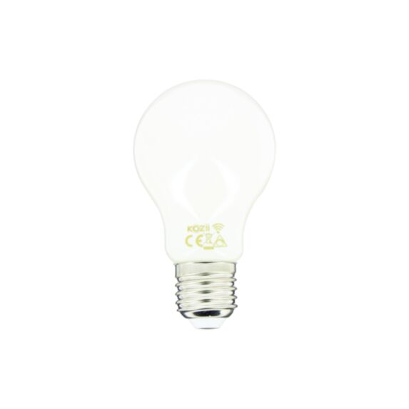 Ampoule led connectée A60 opaque E27 806lm 7W variable - KOZII
