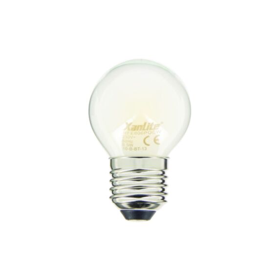 2 ampoules filament led P45 E27 806lm 60W blanc neutre - XANLITE