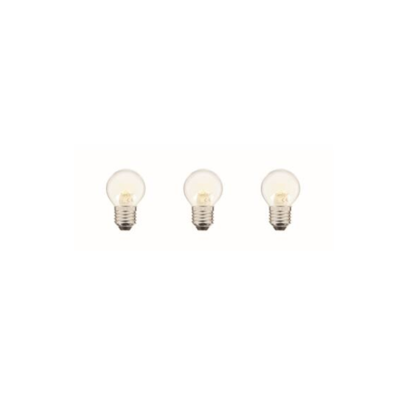2 ampoules filament led P45 E27 806lm 60W blanc neutre - XANLITE