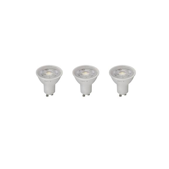 3 Ampoules Spot SMD LED connectées GU10 345lm RVB + CCT - KOZII