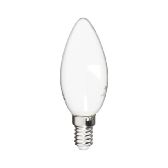 Ampoule filament led flamme opaque E14 470lm 4W 2700K - YANTEC