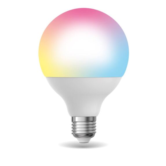 Ampoule connectée SMD E27 1521lm G95 blancs+couleurs - KOZII