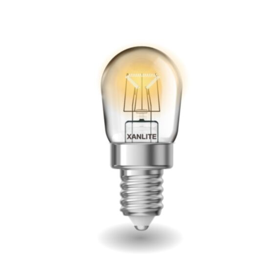 Lot de 2 ampoules Halogène 2,2x4,8cm blanc chaud dimmables culot E14 - XANLITE