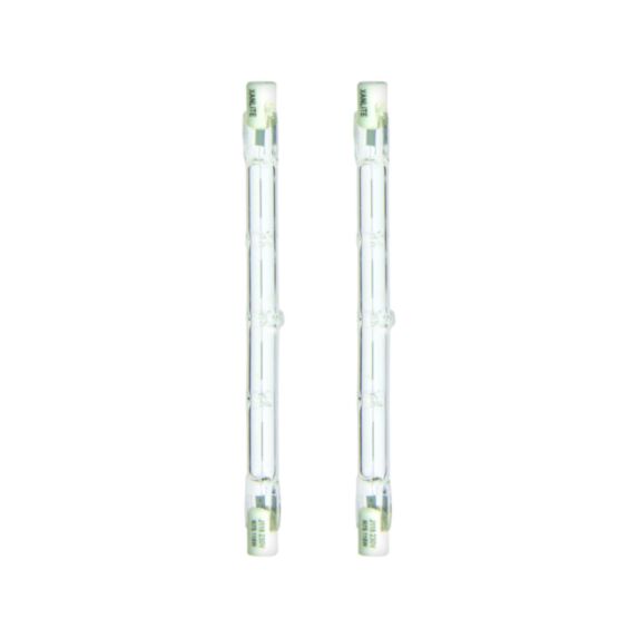 2 ampoules halogènes R7S 118mm 2220lm 138W 2900K Dimmable
