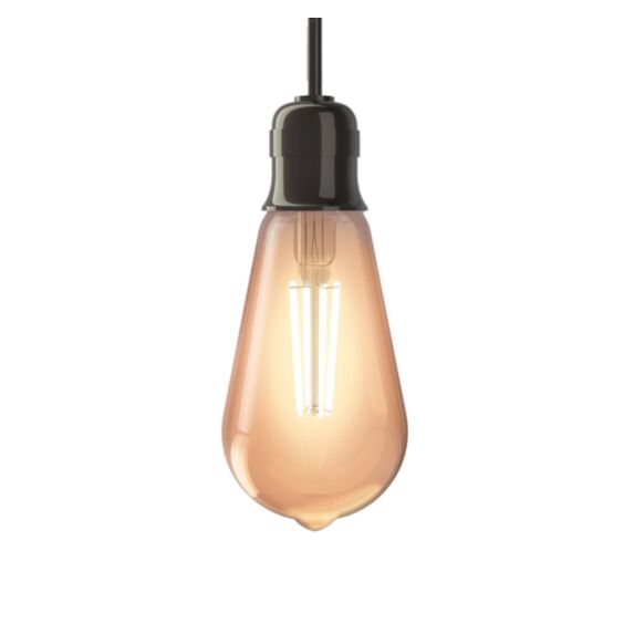 Ampoule Filament LED déco verre opaque ST64 E27 1055Lm 3000K blanc chaud