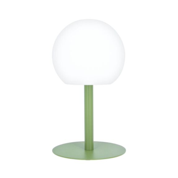 Lampe led à poser rechargeable boule métal kaki IP44 400 LM - XANLITE