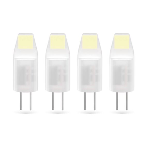 3+1 ampoules LED Capsules G4 100Lm 10W 2700K Blanc chaud