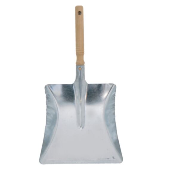 Pelle métal zingue manche bois