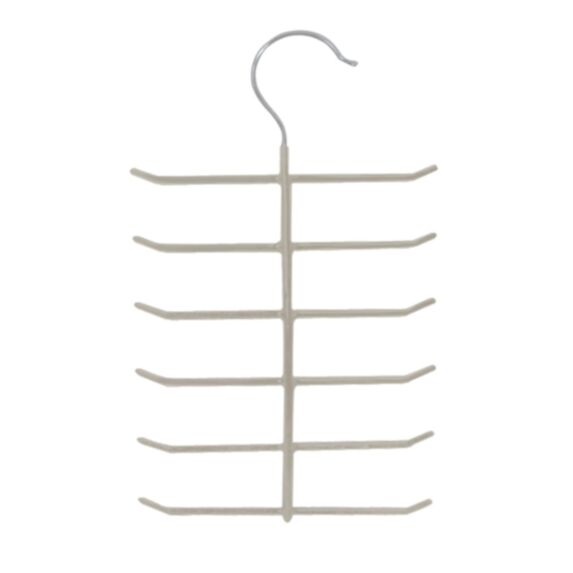 Cintre cravates métal plastifié