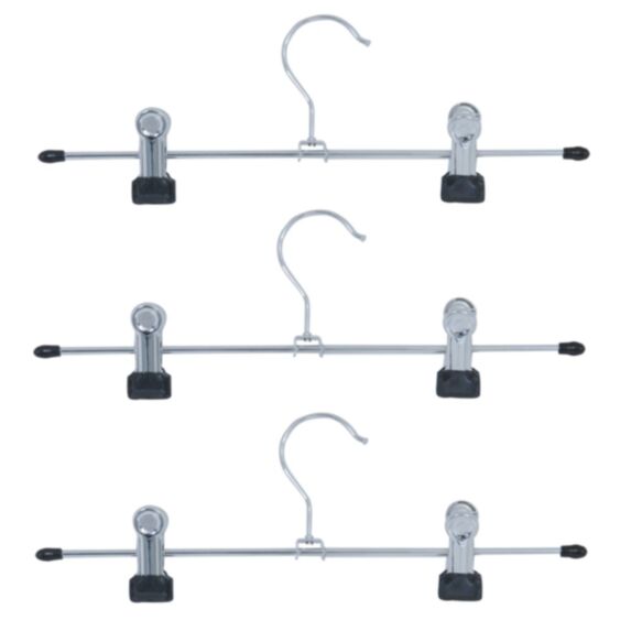 Cintre x3 métal avec pinces