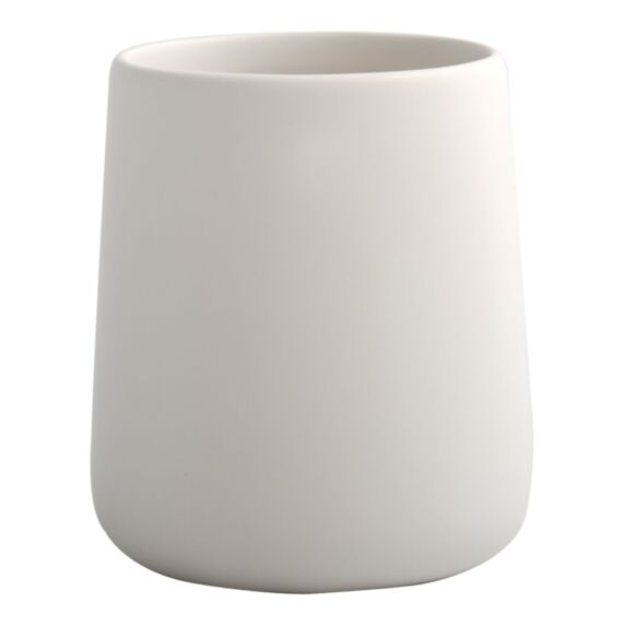 Gobelet salle de bain Maonie Céramique Blanc - MSV