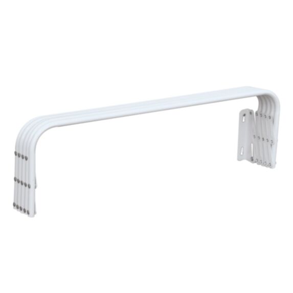 Etendoir mural métal blanc 5m