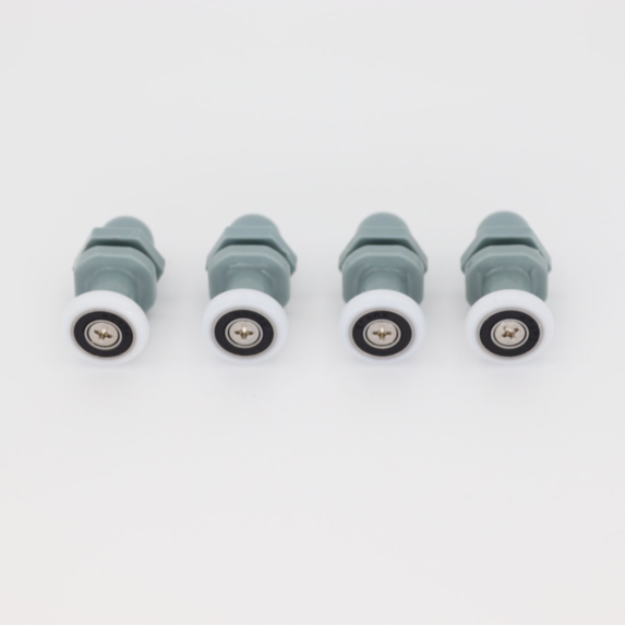 Roulettes x 4 pour cabine, corps long, Ø 20 mm  - AURLANE