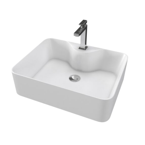 Vasque fjord rectangle 48x37x13,5cm