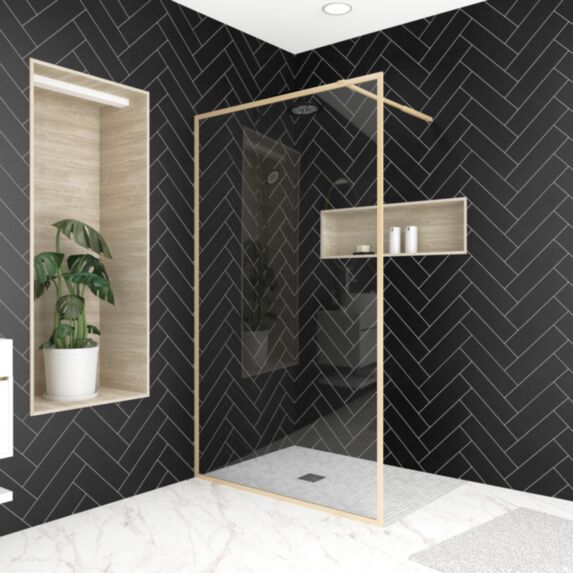 Paroi de douche Golden edge 120 - AURLANE