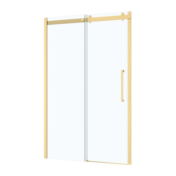 Paroi de douche New Rolling Gold verre trempé 8mm 120cm - AURLANE