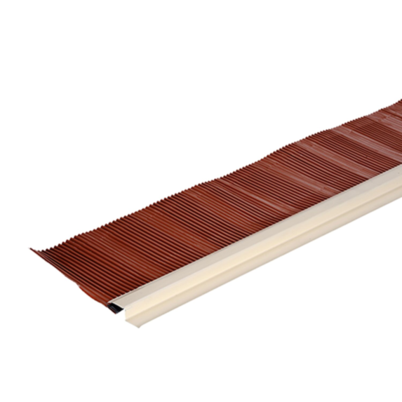 Solin mastic sable bavette alu rouge 2m - EDILIANS