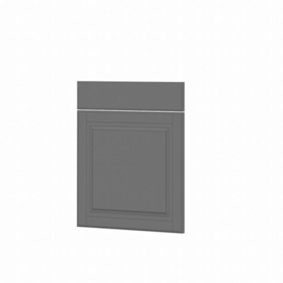 Façade meuble cuisine tiroir+porte Liath MDF PVC gris 71x59,7x1,8cm