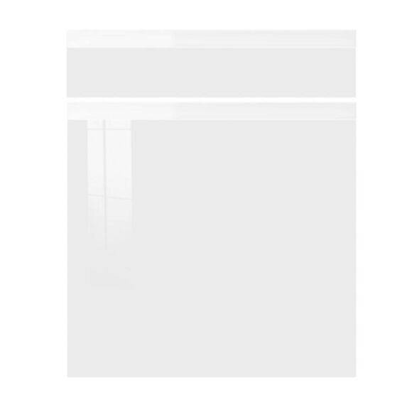 Façade meuble cuisine Artika tiroir+porte Blanc laqué brillant 71x59,7x1,8cm