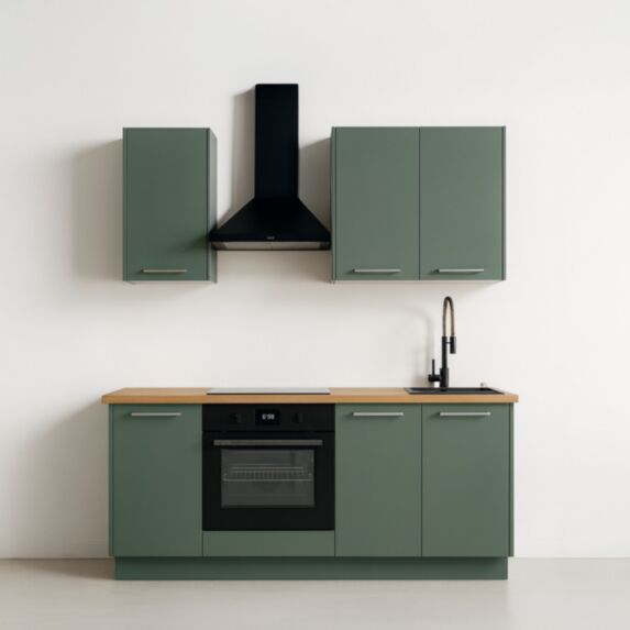 Façade Matcha mélaminée 18mm 713x300 vert pleine - RBSISTEMS