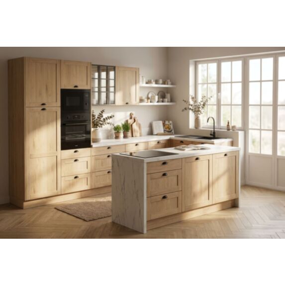 Façade et porte de cuisine Joue Mondo chêne brut 713x320 certifiée PEFC 100% - RBSISTEMS