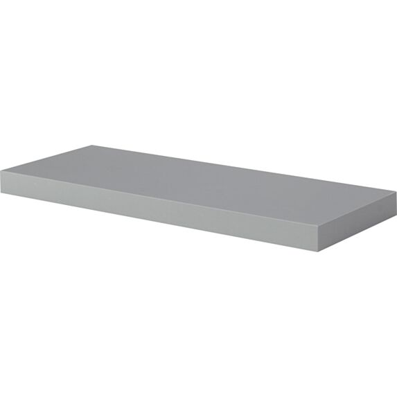 Étagère murale couleur alu 60x23.5x3,8cm - DECO SYSTEM