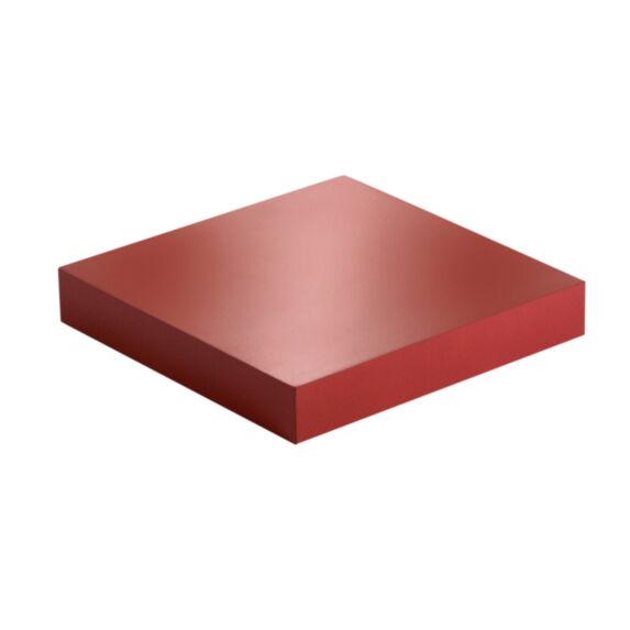 Tablette DS4 38 mm 23 x 23,5 cm rouge - DECO SYSTEM