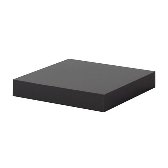Etagère 23x23,5cm ép.38mm gris brillant - DECO SYSTEM 