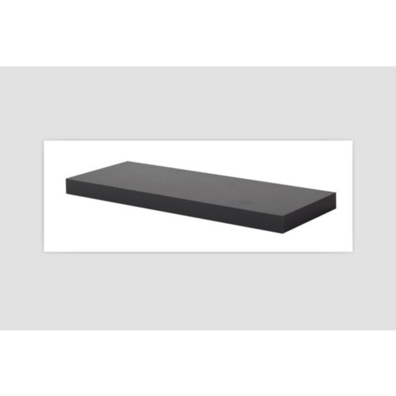 Etagère 90 x 23.5cm ép. 38mm gris brillant - DECO SYSTEM