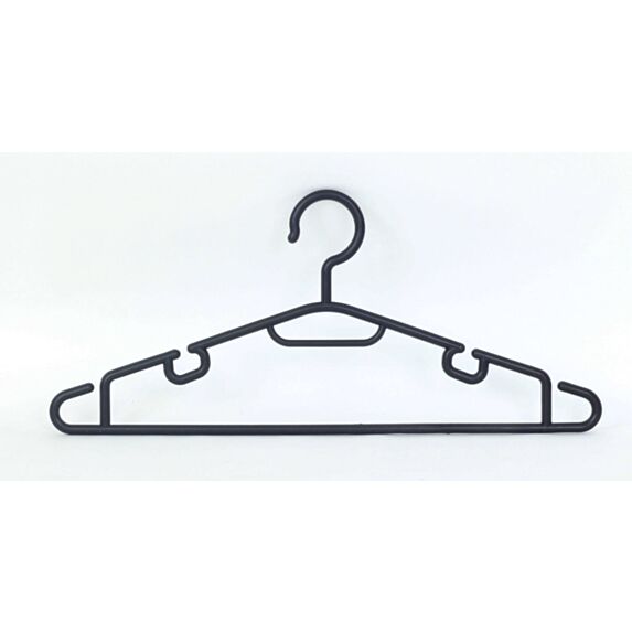 5 Cintres en plastique noir