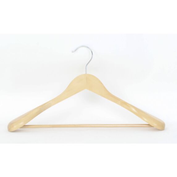 Cintre pour costume en bois naturel