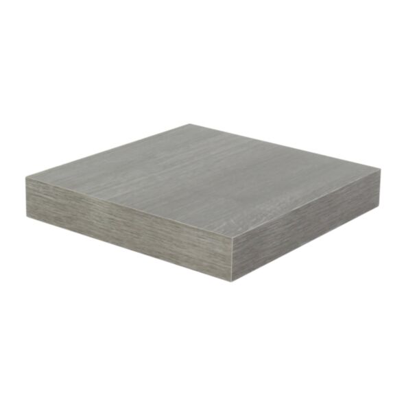 Tablette DS4 38 mm 23 x 23,5 cm chêne anthracite - DECO SYSTEM