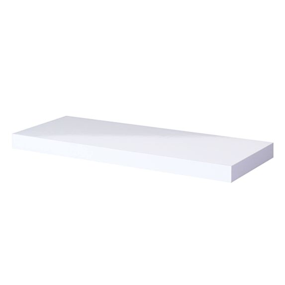 Tablette DS4 38 mm 90 x 23,5 cm blanc glossy - DECO SYSTEM