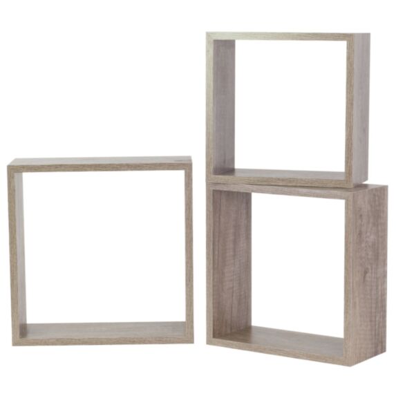 Set de 3 cubes 12 mm x 30 x 30 cm sanoma - DECO SYSTEM