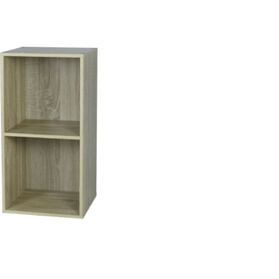 Étagère modulaire Cubbox 2 cases 12mm 61,3x31,5x29,5cm chêne - DECO SYSTEM