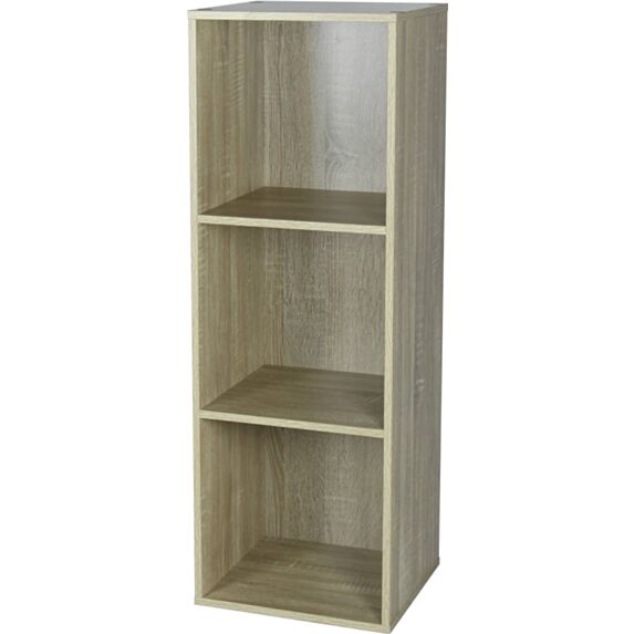 Étagère modulaire Cubbox 3 cases 12mm 92,5x31,7x29,5cm chêne - DECO SYSTEM